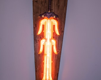 Replica Great Flame Blade - Breath of the Wild led-muurdecoratie