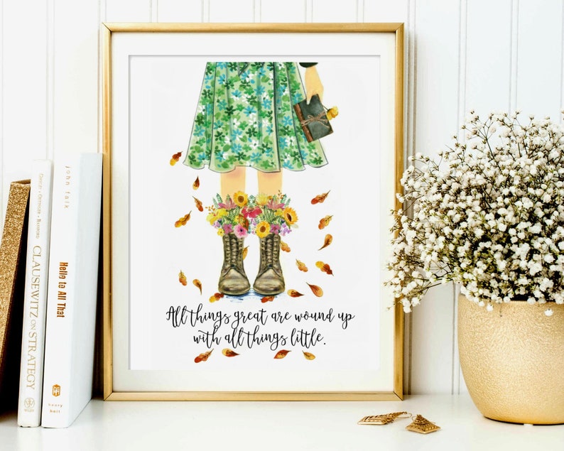 Set of 14 postcards, Kindred Spirits Art, Anne and Gilbert Watercolor Anne of Green Gables Print, Anne of Green Gables Postcards image 3