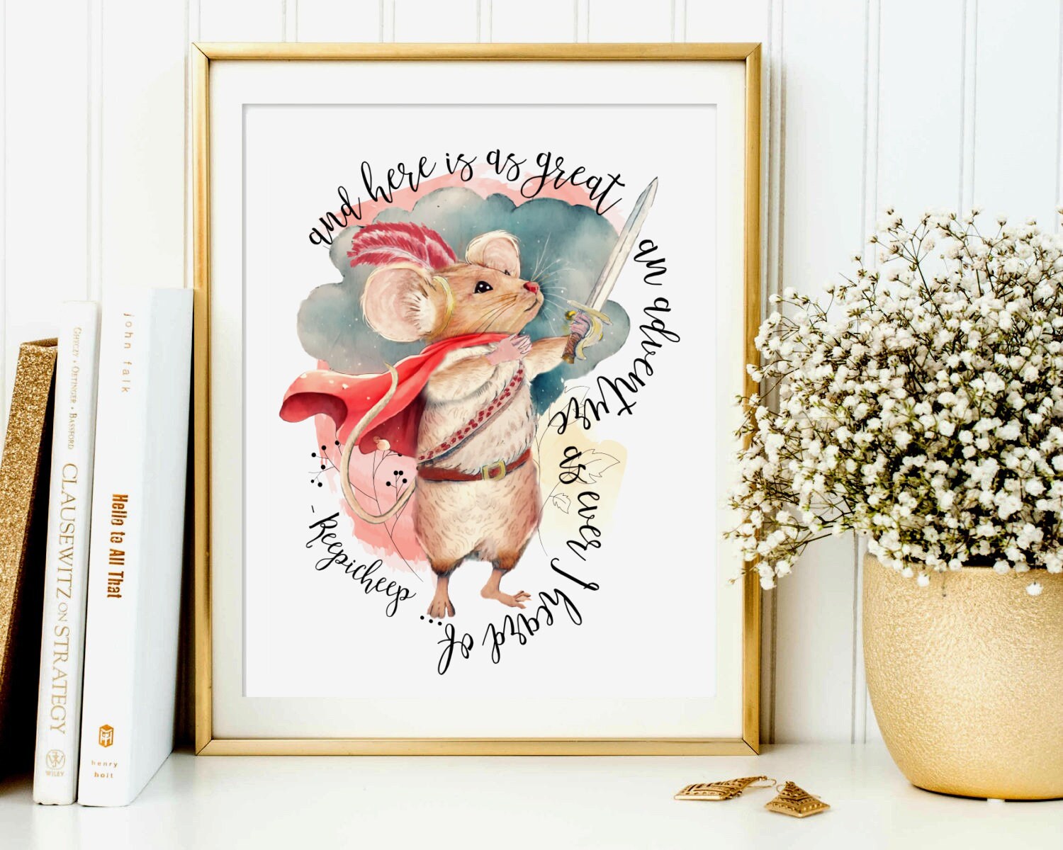 Buy Reepicheep Narnia Quote / Watercolor C.S. Lewis Narnia / Narnia Wall  Art / Narnia Quotes Online in India - Etsy