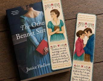 The Other Bennet Sister Bookmark | Mary Bennet Double-Sided Bookmark | Jane Austen Inspired Gift | Literary Bookmark | Book Lover Gift