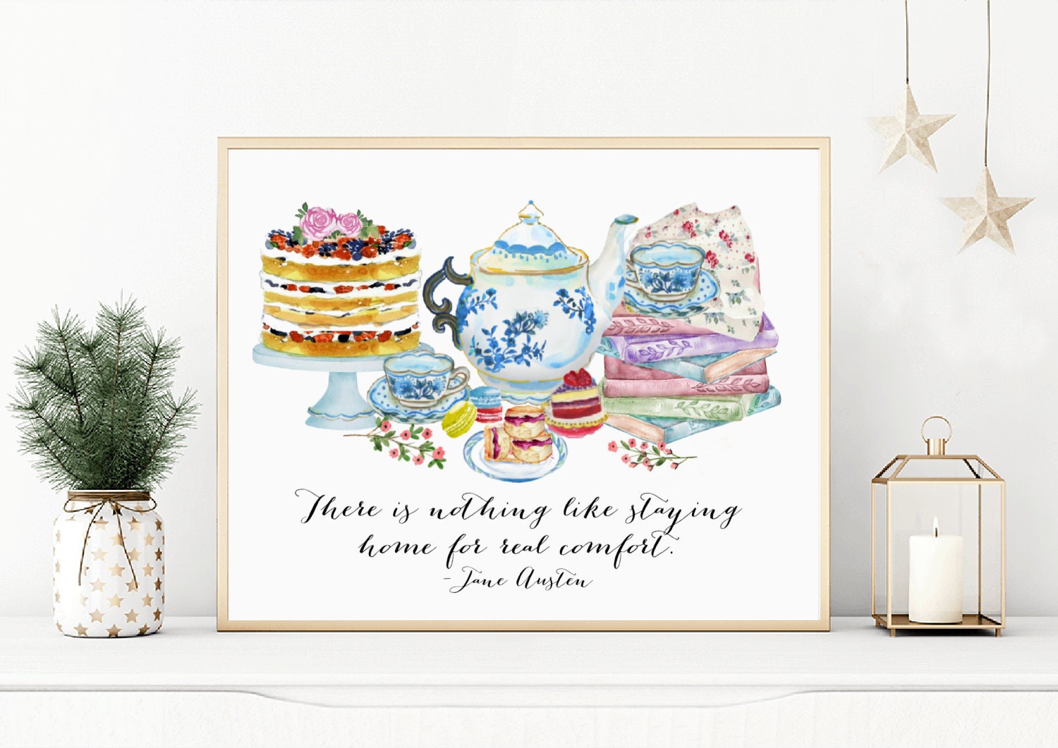 Jane Austen quote There is nothing like staying at home for real comf…