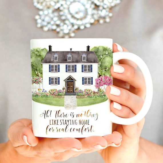 Jane Austen Mug: Literary Comfort Ceramic Mug