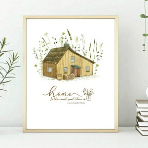 Little House on the Prairie Quote I am beginning to learn that it is the sweet simple things of life, Laura Ingalls, Little House Books image 3