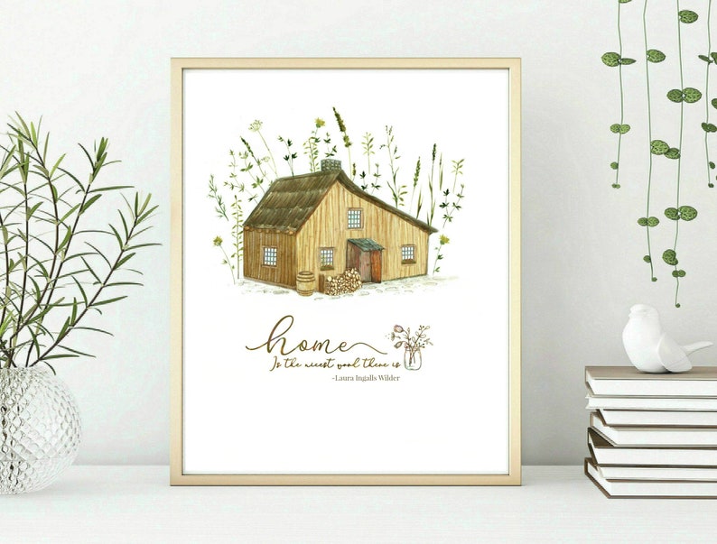 Citation La petite maison dans la prairie Je commence à comprendre que ce sont les choses douces et simples de la vie, Laura Ingalls, Little House Books image 3