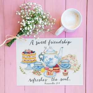 A sweet friendship refreshes the soul. Proverbs 27:9, Friendship quotes, Kindness quotes, do everything in love gift for loved one