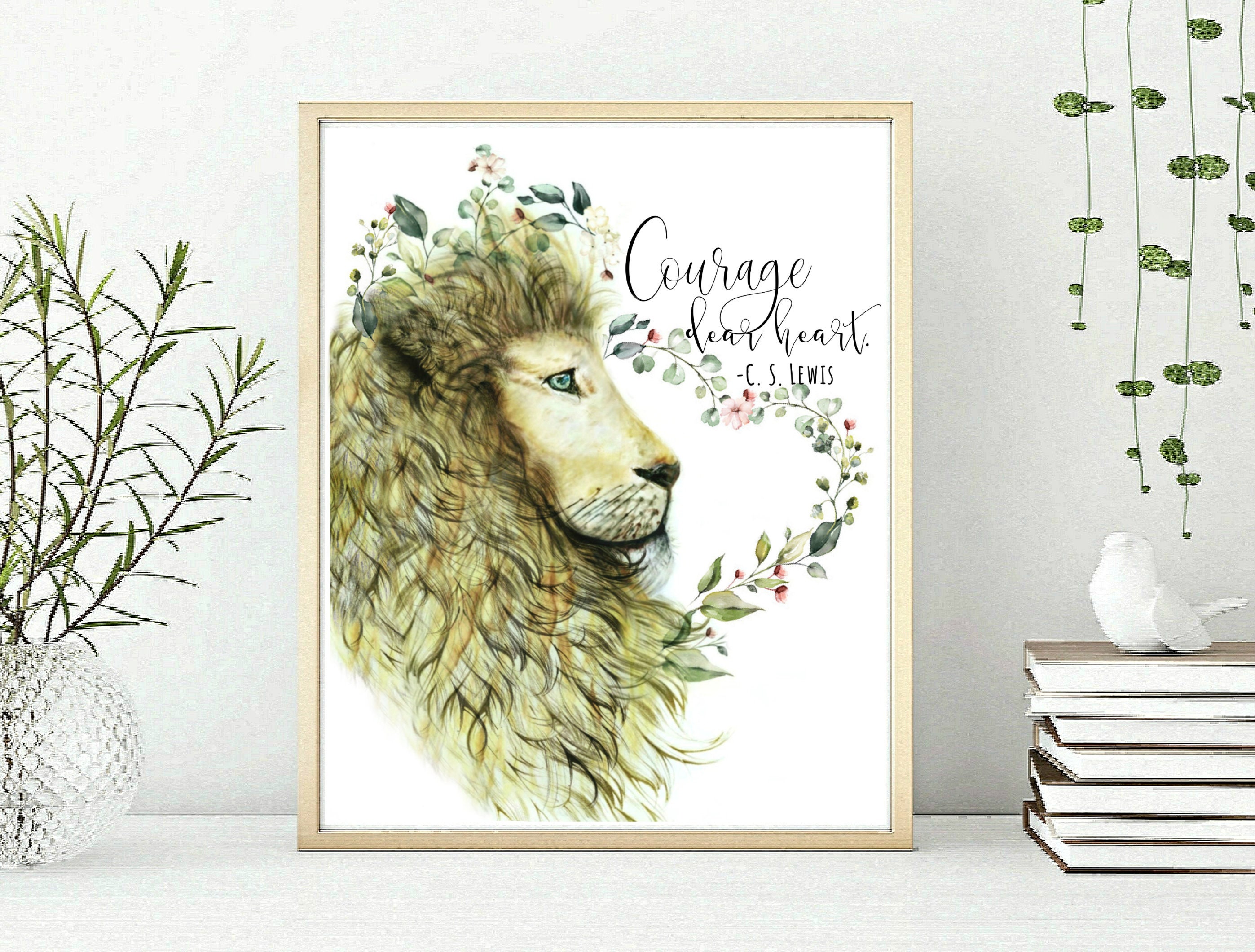 Aslan Quote // Narnia, CS Lewis Poster for Sale by CarolineTherese