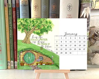 L O T R 2024 Calendar, Middle Earth calendar, The hobbit print, Lord  of the Rings 2023 Calendar