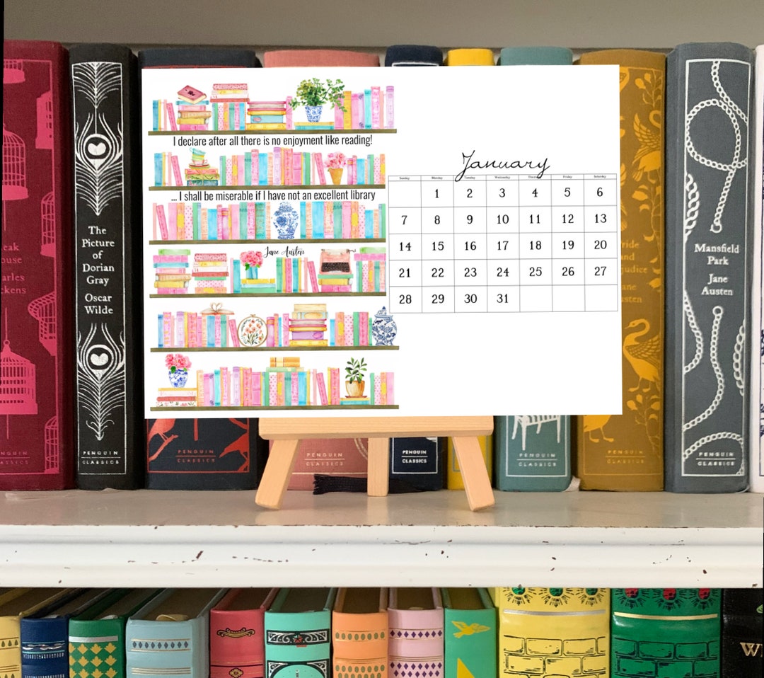 2024 Women's Literary Desk Calendar, the Simple Things Calendar, L. M