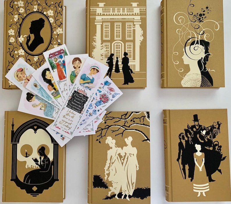 Jane Austen Heroines, Jane Austen Literary bookmarks, Pride and Prejudice Quote, Book Lover Gift for English Major, Gift for reader image 5