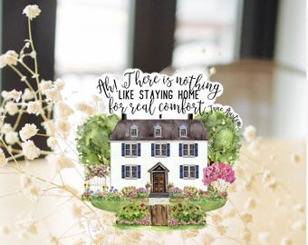 Jane Austen Quote Sticker: Literary Art Print for Book Lovers
