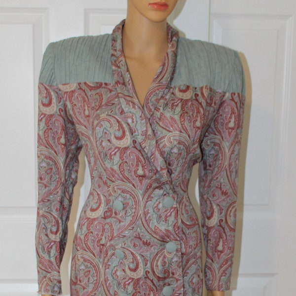 Robe Multicolore John Roberts - Taille 10 - État Très Bon