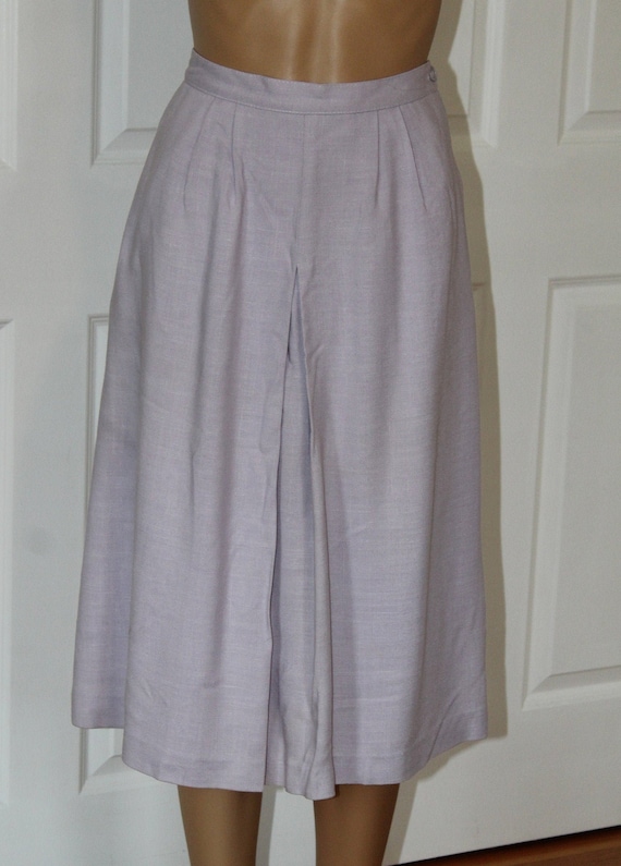 Sz. S, Lilac Colored Rayon Skirt, Peabody House, V