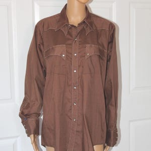 Vintage 70's Tru-west Rockmount Ranch Wear Cobalt Blue Western