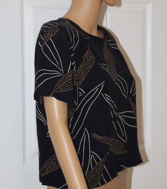 SZ. M/L, Jones New York Crop Top, Vintage 1980's,… - image 3