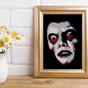 The Exorcist Pazuzu Cross Stitch PDF Pattern - Captain Howdy