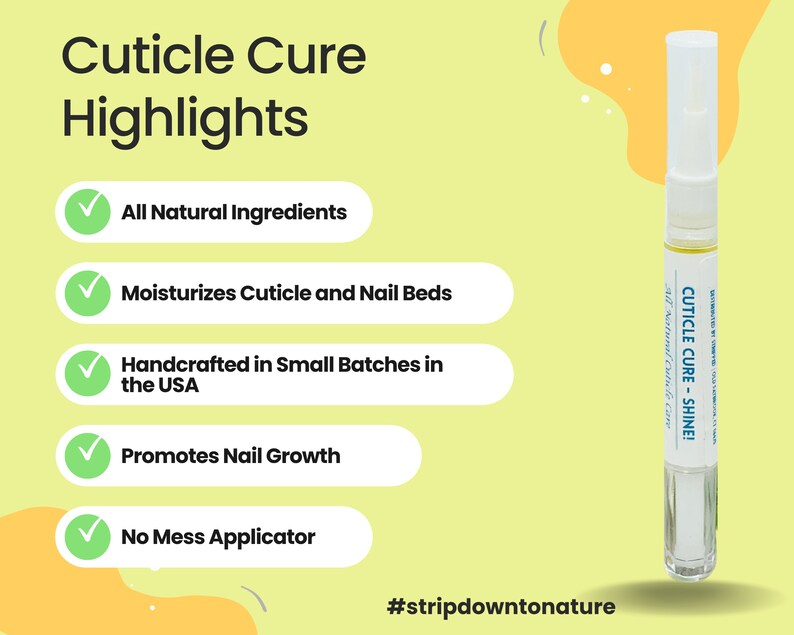 CUTICLE OIL PEN, Nail Growth Oil, Nail Strengthener, Cuticle Softener