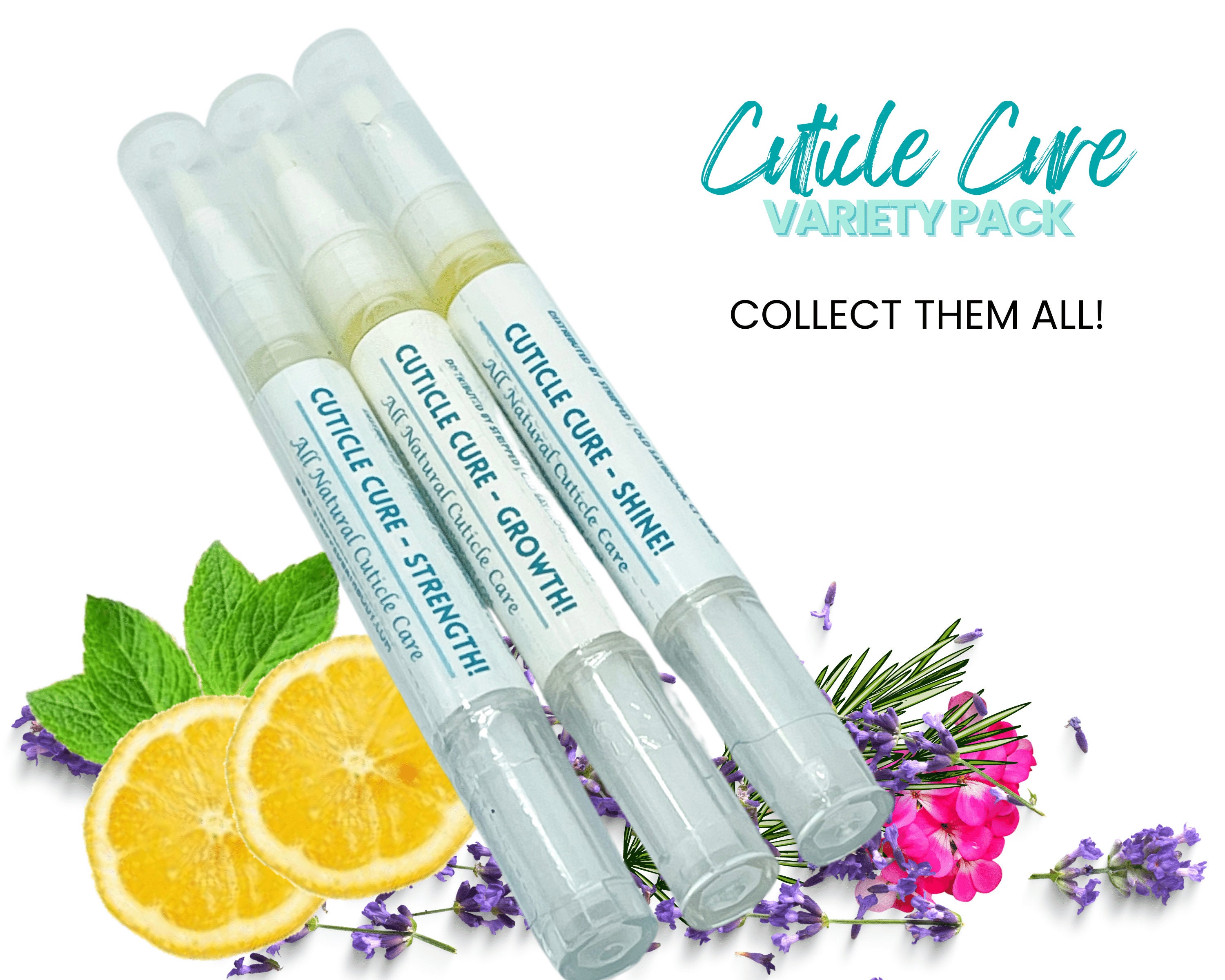CUTICLE OIL PEN, Nail Growth Oil, Nail Strengthener, Cuticle Softener, Variety Set Nail Oil