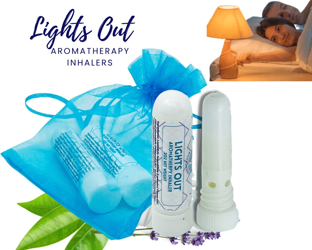 Sleep Aid Inhaler LIGHTS OUT Sleep Support Essential Oil Blend Relaxing