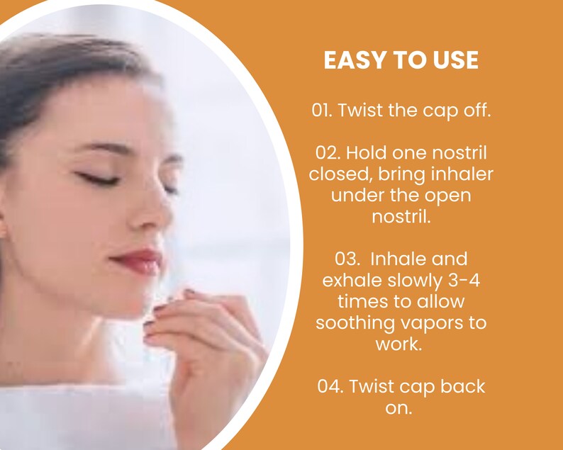 TUMMY TAMER Nausea Relief Essential Oil Inhaler 2PK Aromatherapy for Morning Sickness, Motion