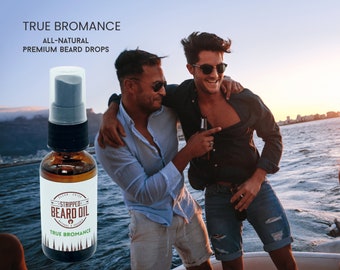 TRUE BROMANCE Artisan Beard Oil, Moisturizing & Skin Conditioning Grooming, Enhance Your Beard Game, Great Gift for Bearded Men