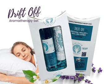 Sleep Support Drift Off (2PK) - Soothing Aromatherapy Set - Ideal for Relaxation and Rest - Wellness Gift Stocking Stuffer