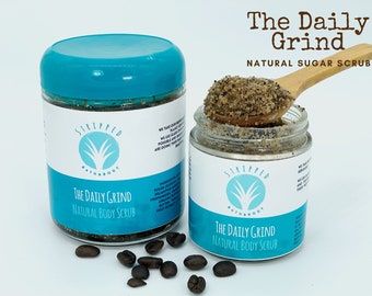 Coffee Bean Exfoliating Hand & Body Scrub THE DAILY GRIND | Exfoliating and Moisturizing Skin Care |  Skin Renewal Self Care