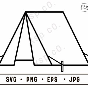Tenda, SVG, png, jpeg, EPS, Digital Download, Digital File, campeggio, ricreazione, all'aperto, cricut, silhouette, natura, viaggio, tempo libero, divertimento