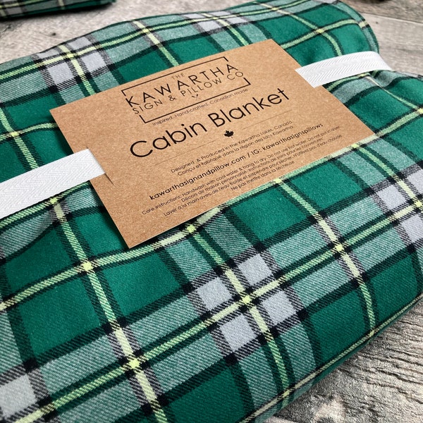 Cape Breton Tartan Blanket | Throw Blanket l Provincial Blanket | Tartan Blanket  l Home Decor l Cottage Decor | Christmas Gift | Wholesale
