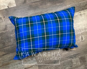 Cottage Decor | Nova Scotia Tartan Throw Pillow |  Plaid Pillow | Checkered Pillow | Royal Plaid | Royal Stewart | Red Green Blue White