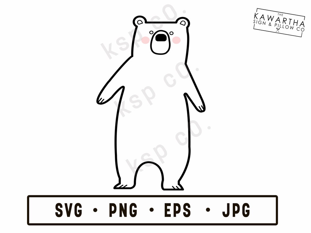 Woodland Bear SVG, Png, Jpeg, EPS, Digital Dowload, Digital File, Mama