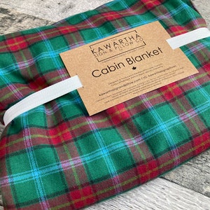 Manitoba Tartan Blanket | Throw Blanket l Provincial Blanket | Tartan Blanket  l Home Decor l Cottage Decor | Christmas Gift | Wholesale