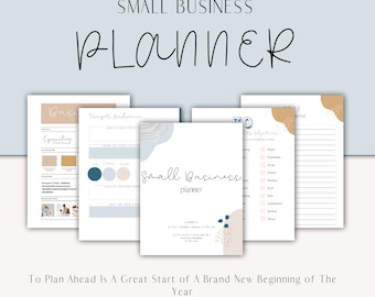 Digital Small Business Planner: Notability Calendar, Goals, Budget (PDF)