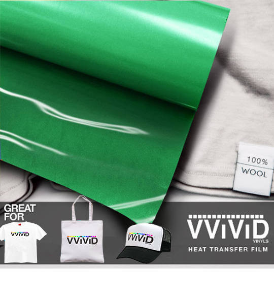 Green Heat Transfer Vinyl Roll HTV Shirt Decal Garment Iron Etsy