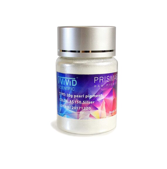 Silver Metallic Pearl Raw Pigment Paint Additives Particles Etsy
