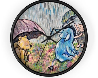 Rainy Day Wall Clock