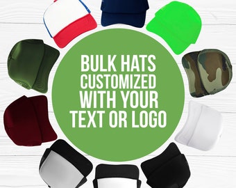 Bulk Hats Custom Hats Bulk Trucker Hats 