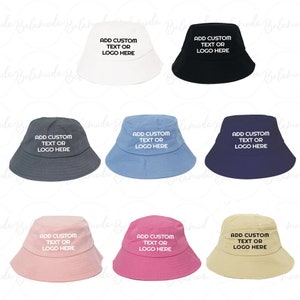 Personalized Bucket Hat, Custom Summer Bucket Hat, Bucket Hats, Custom Bucket Hat, Custom Logo Hat