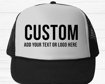 personalised trucker caps