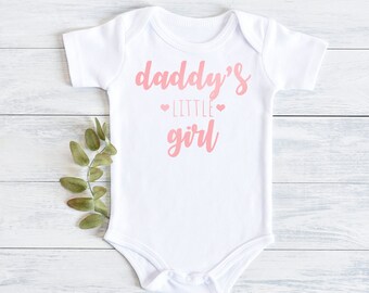 daddy's little girl baby onesie