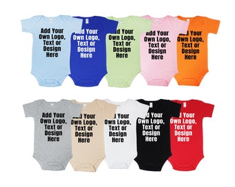 Custom Baby Bodysuit | Personalized Bodysuit | Custom Color Baby Bodysuit | Baby Shower Gift | Design your Own | Custom Baby Shirts