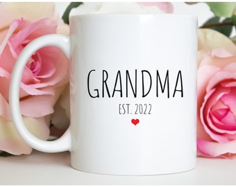 New Grandma and Grandpa Mug, Pregnancy Announcement, New Grandpa Gift, New Grandma Gift, Grandma Grandpa Mug, New Baby Announcement Gift