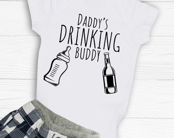 Baby Bodysuit | Daddy's Drinking Buddy | Baby Bodysuit Shirt | Baby Shower Gifts | Baby Clothing | Baby Bodysuits