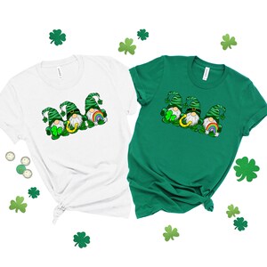 St Patrick&#39;s Day Gnome Shirt: Irish Lucky Gnomes