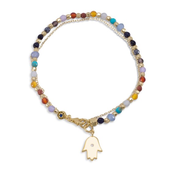 14 karat gold plated bracelet
