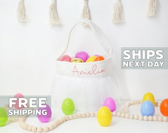 Easter Basket, Egg Hunt, Personalized Easter Basket, Easter Bag, For Child, First Easter, Gift Basket for Easter, Custom Made Easter Basket