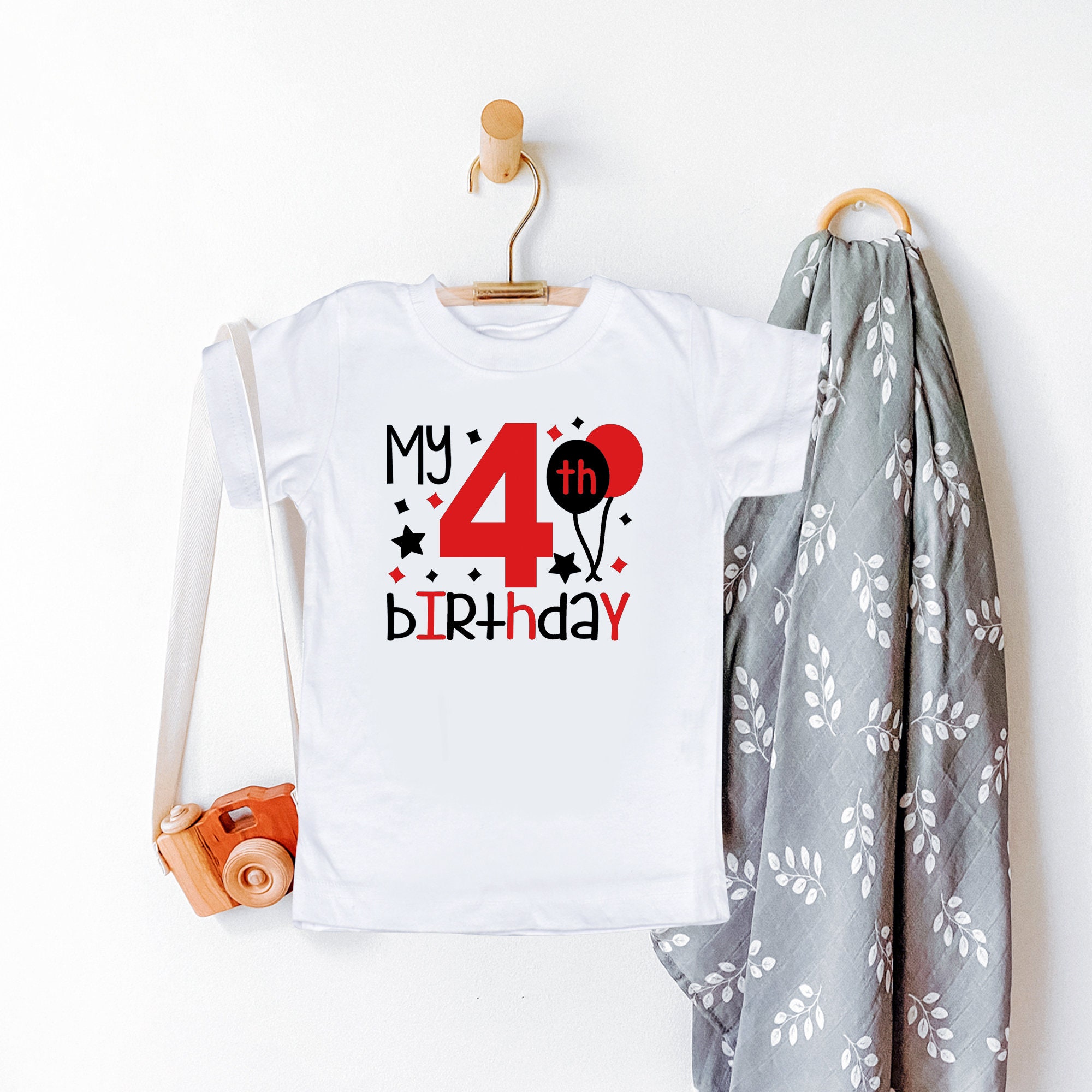 happy 4th birthday shirts