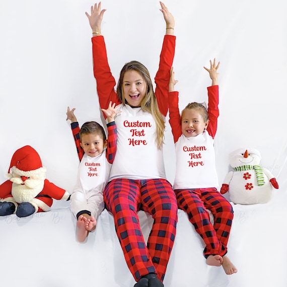 Matching Christmas Pajama Sets, Soft Family Pajamas, Christmas