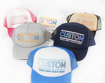 Casquette trucker personnalisée, casquette personnalisée