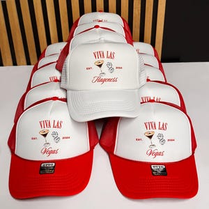 Custom Las Vegas Bachelorette Hats, Bachelorette Trucker Hat, Bachelorette Merch, Social Club Hats, Bachelorette Party
