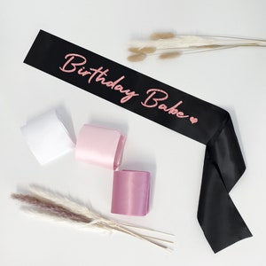Personalized Birthday Sash, Custom Birthday Sash, Personalized Birthday Sash, Birthday Girl Gift